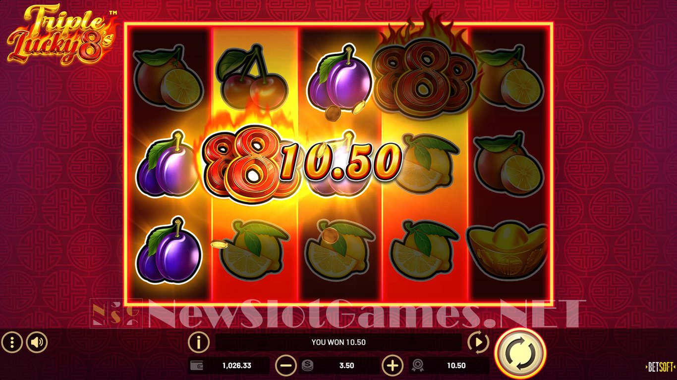 Triple Lucky 8s Slot Slot Image in Demo - pic. 4