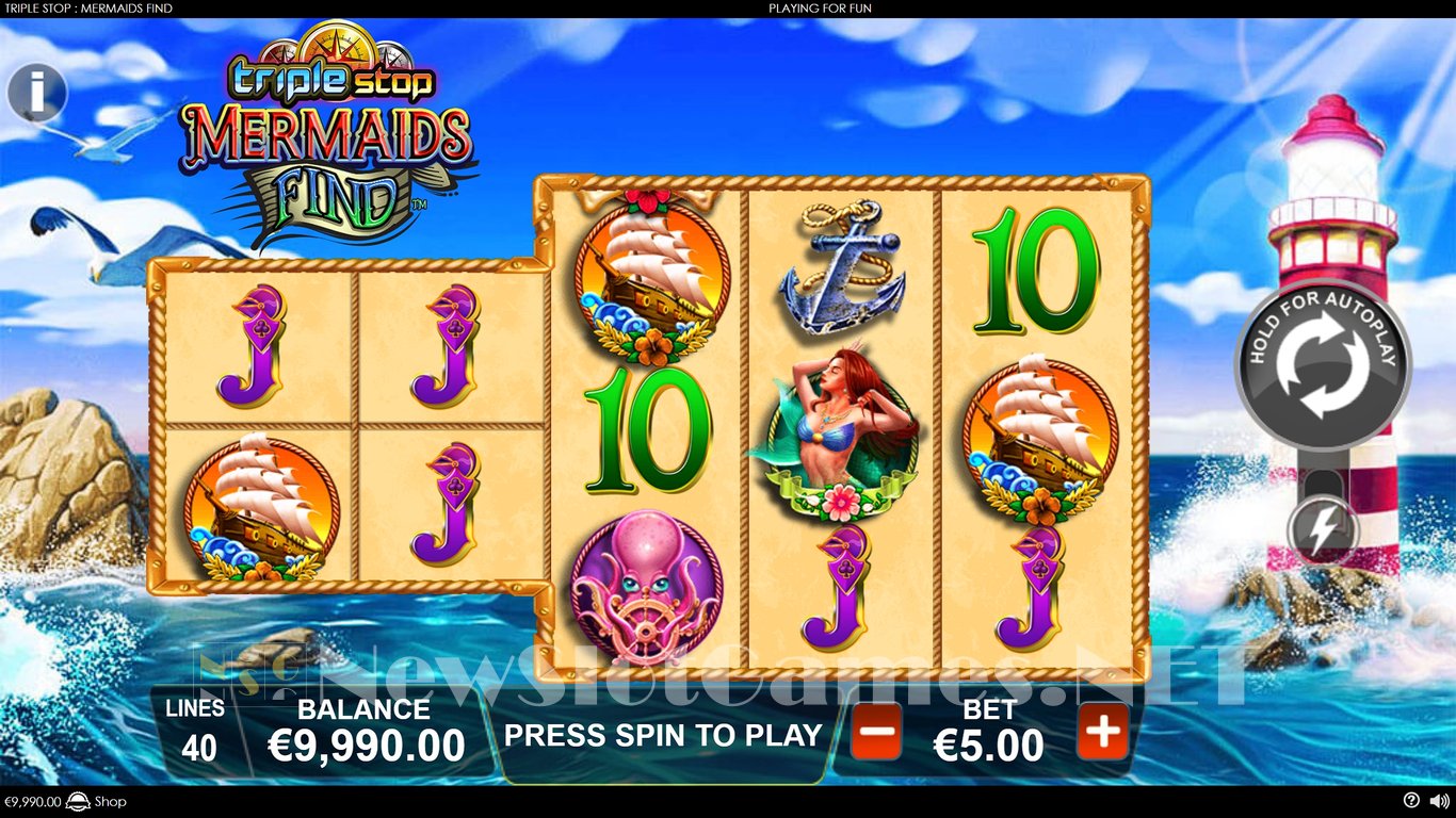 Triple Stop Mermaids Find Slot Slot Image in Demo - pic. 3