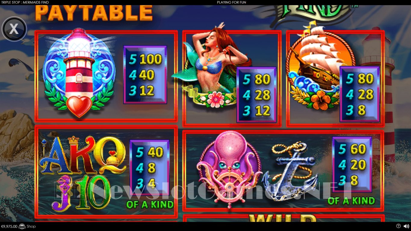 Triple Stop Mermaids Find Slot Slot Image in Demo - pic. 5