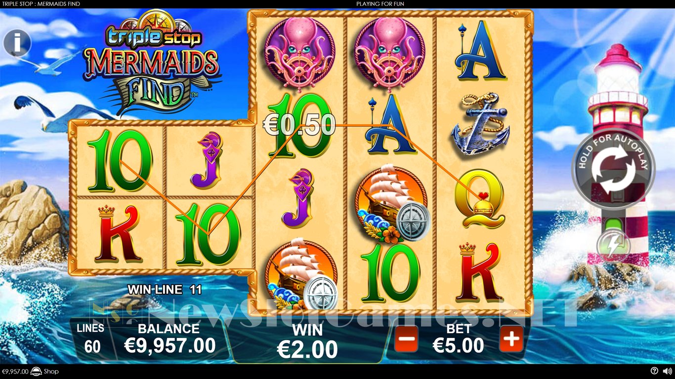 Triple Stop Mermaids Find Slot Slot Image in Demo - pic. 9