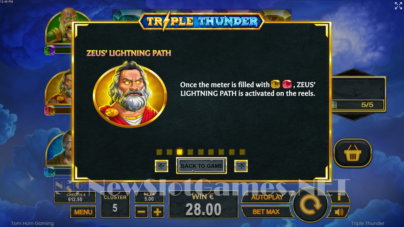 Triple Thunder Slot Slot Image in Demo - pic. 11