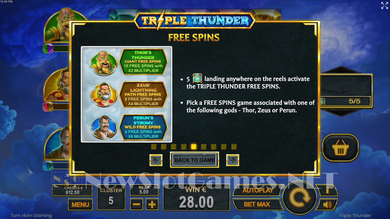 Triple Thunder Slot Slot Image in Demo - pic. 13