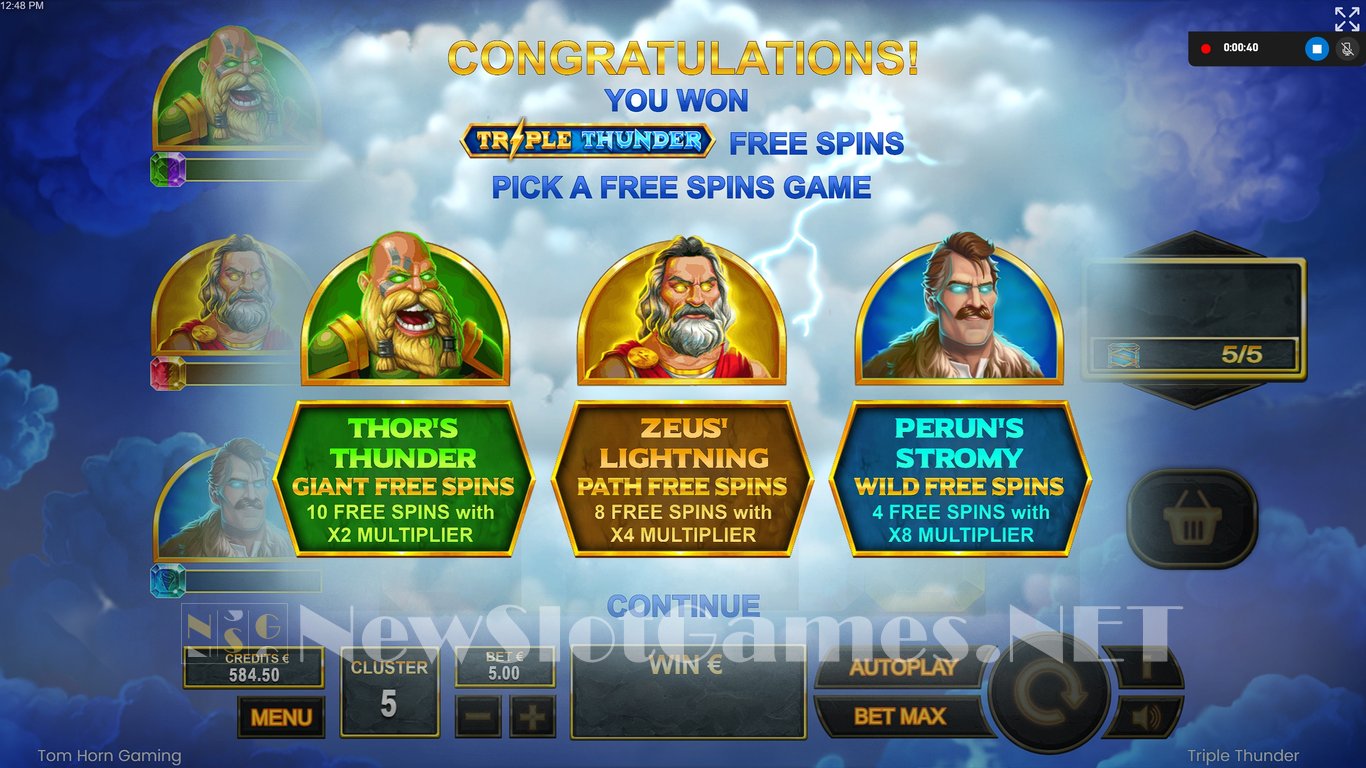 Triple Thunder Slot Slot Image in Demo - pic. 6