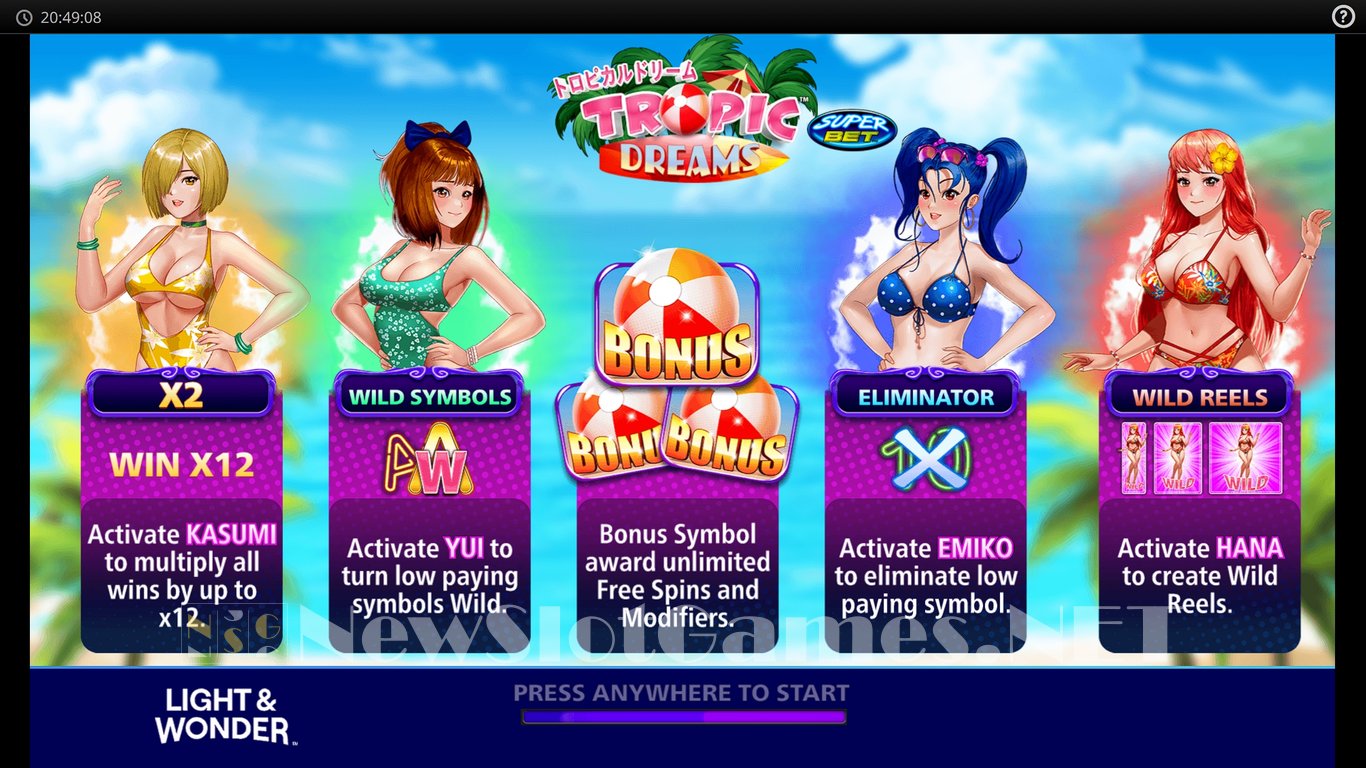 Tropic Dreams Slot Demo Image