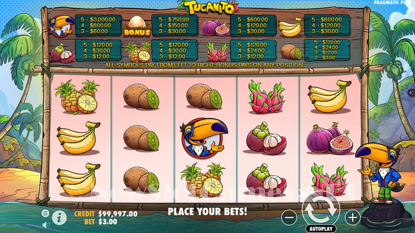 Tucanito Slot Demo Image