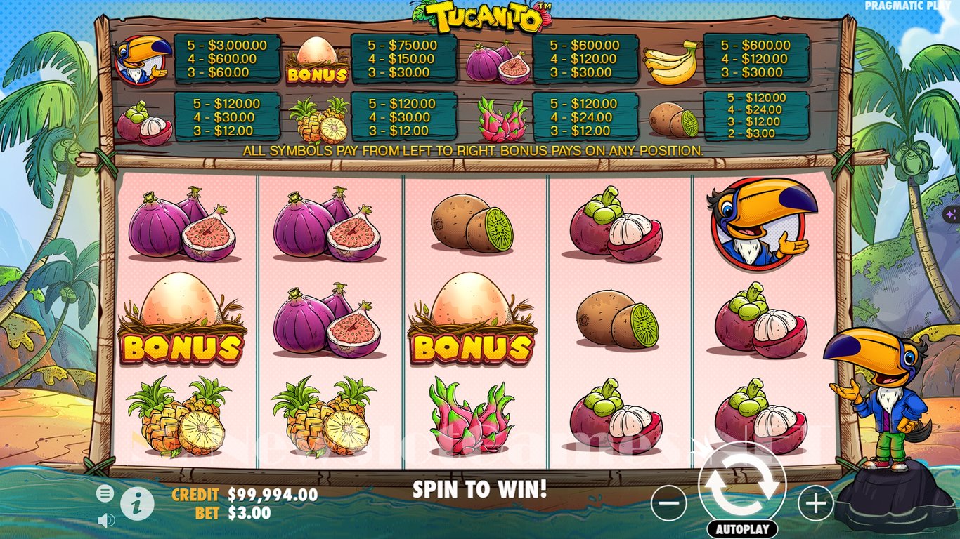 Tucanito Slot Slot Image in Demo - pic. 2