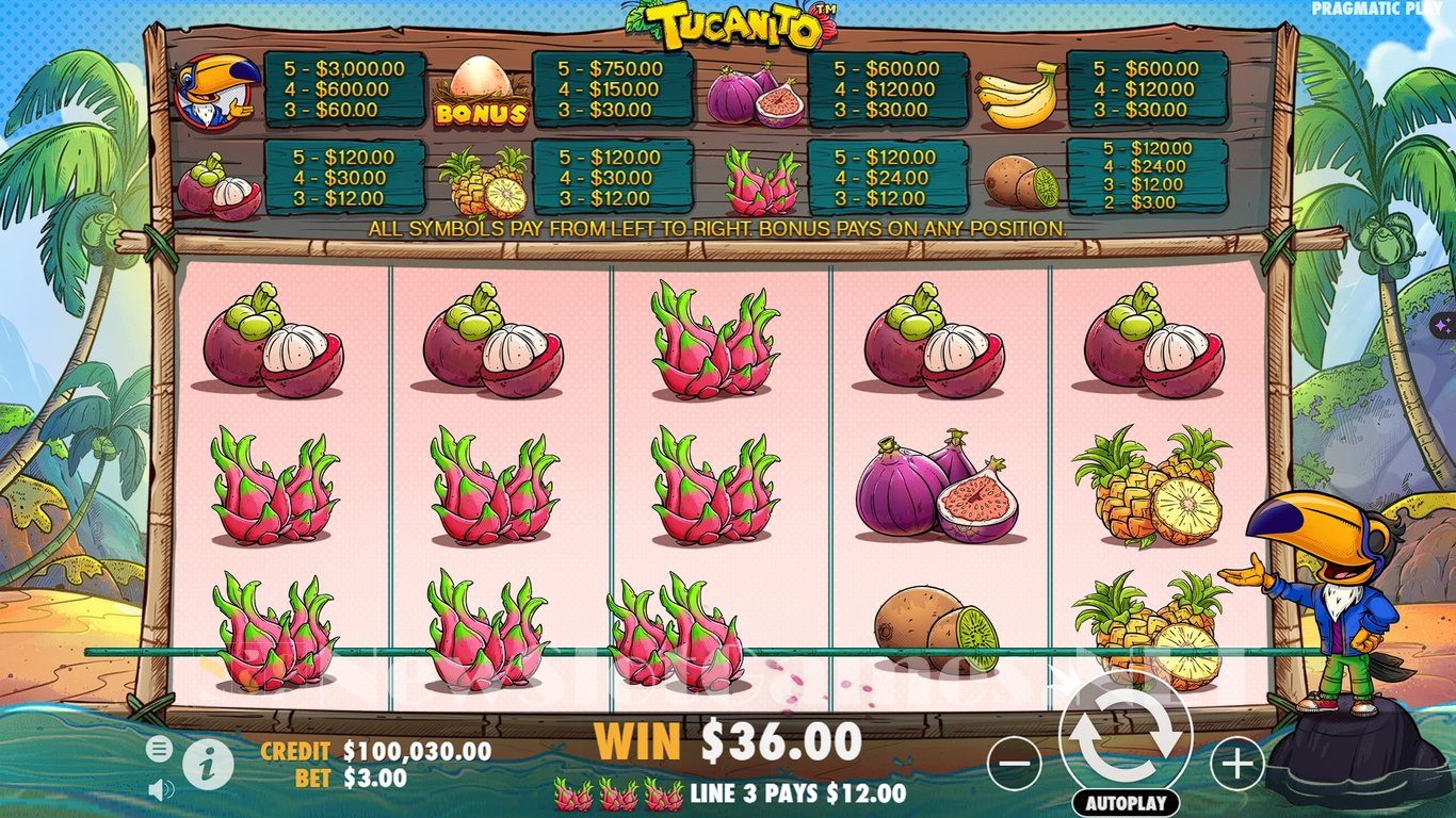 Tucanito Slot Slot Image in Demo - pic. 4