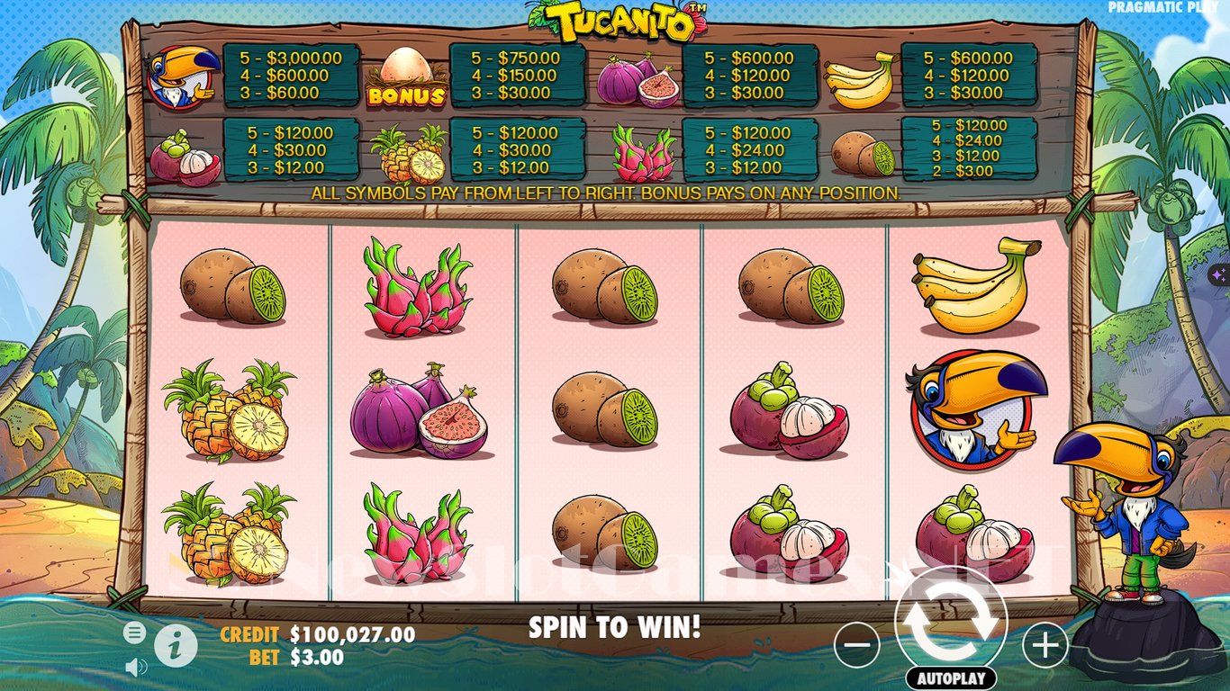 Tucanito Slot Slot Image in Demo - pic. 5