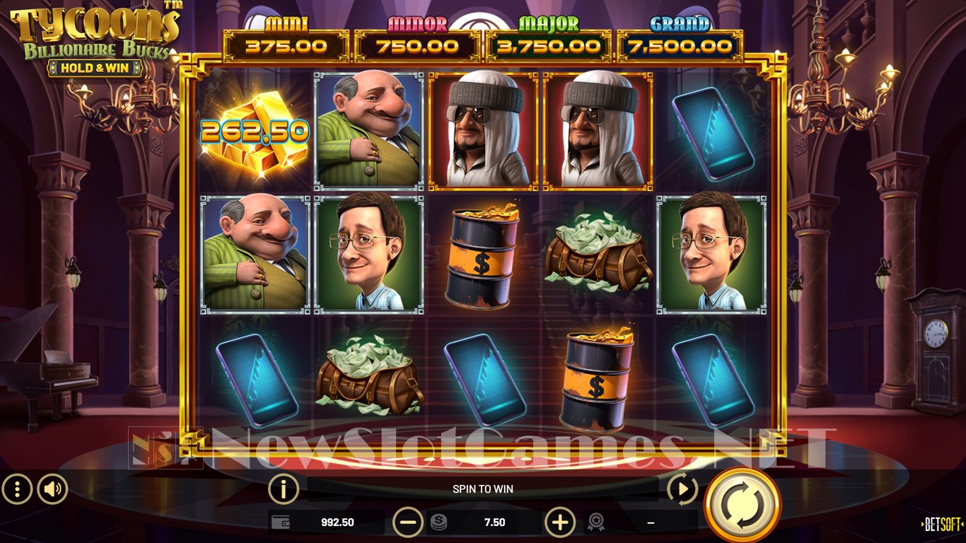 Tycoons Billionaire Bucks Slot Demo Image