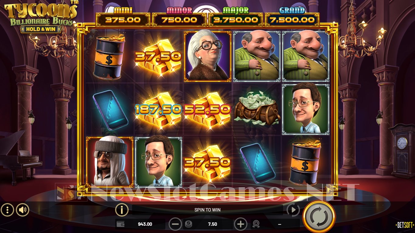 Tycoons Billionaire Bucks Slot Slot Image in Demo - pic. 3