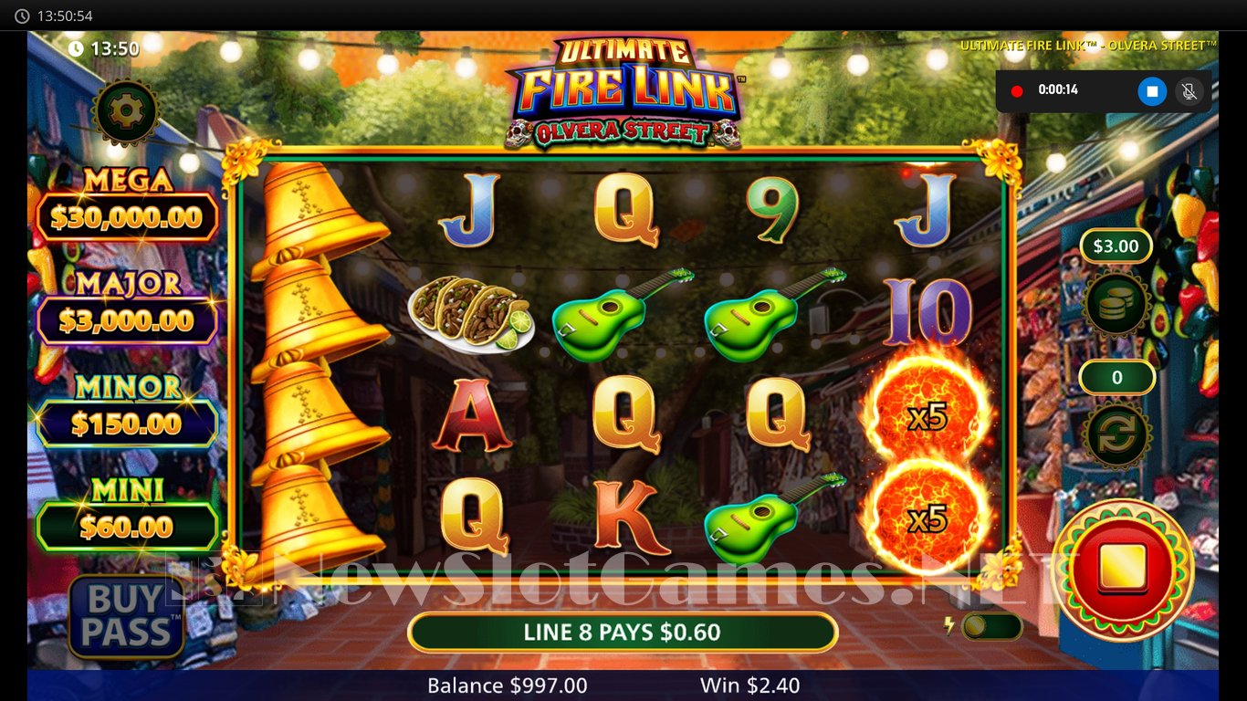 Ultimate Fire Link Olvera Street Slot Slot Image in Demo - pic. 2