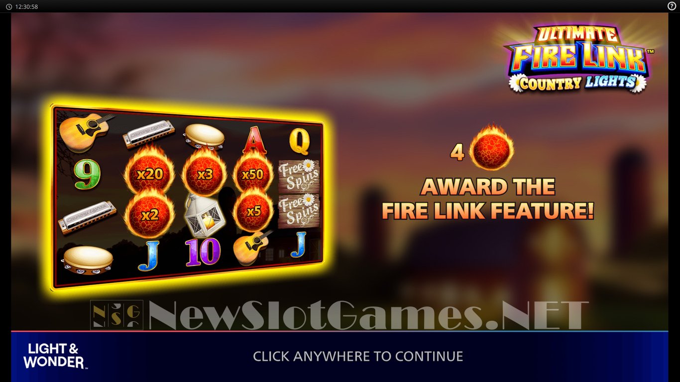 Ultimate Fire Link Country Lights Slot Demo Image