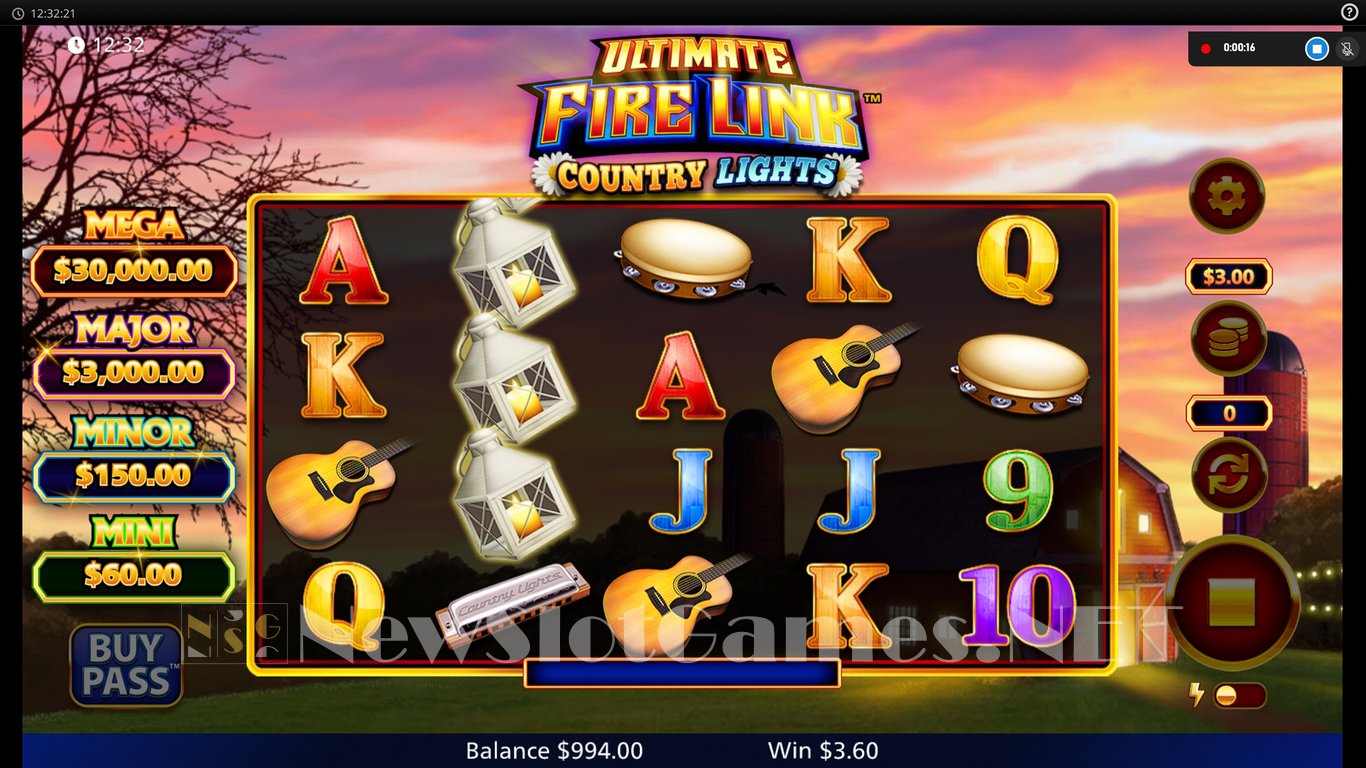 Ultimate Fire Link Country Lights Slot Slot Image in Demo - pic. 3