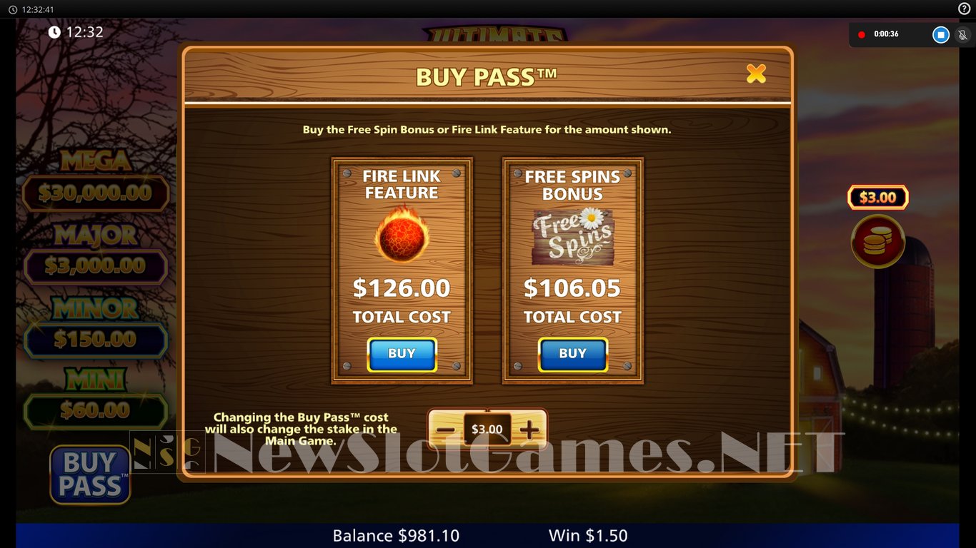 Ultimate Fire Link Country Lights Slot Slot Image in Demo - pic. 4