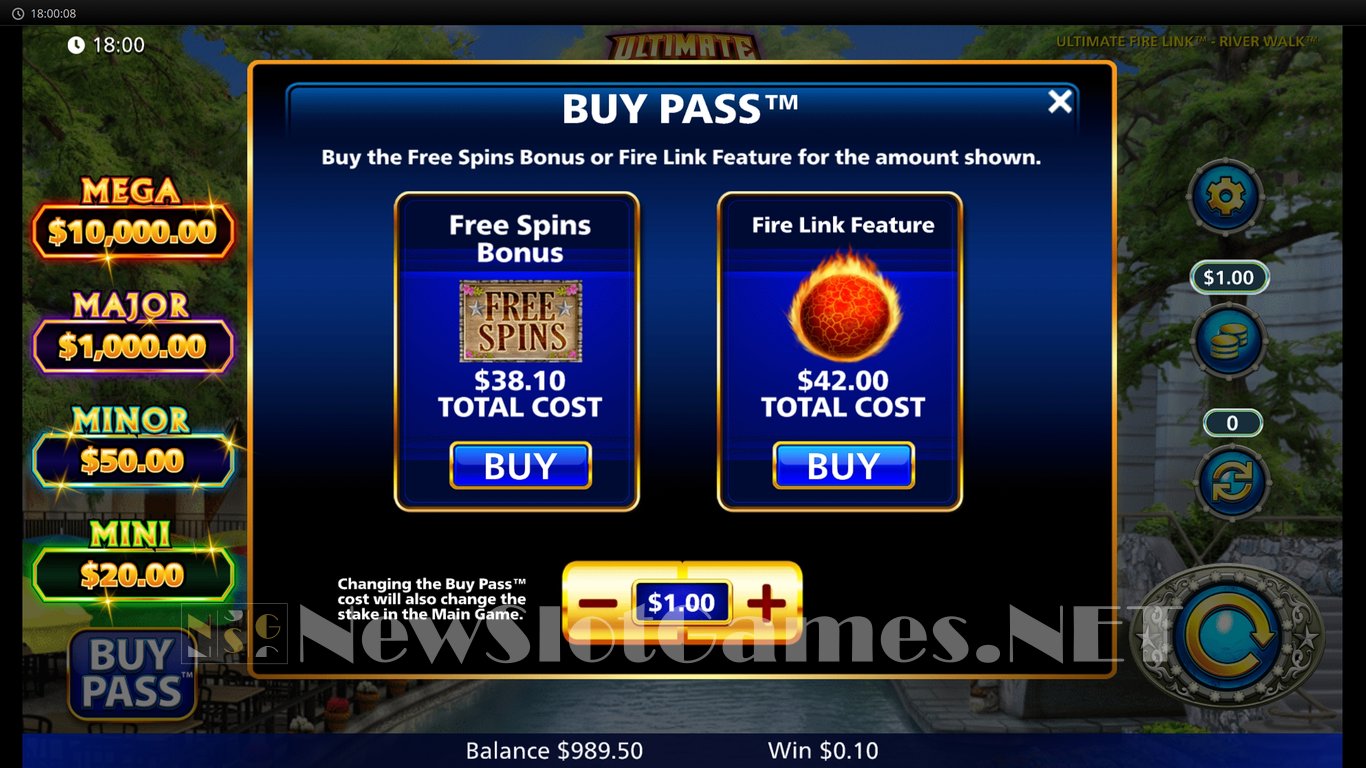 Ultimate Fire Link River Walk Slot Slot Image in Demo - pic. 7
