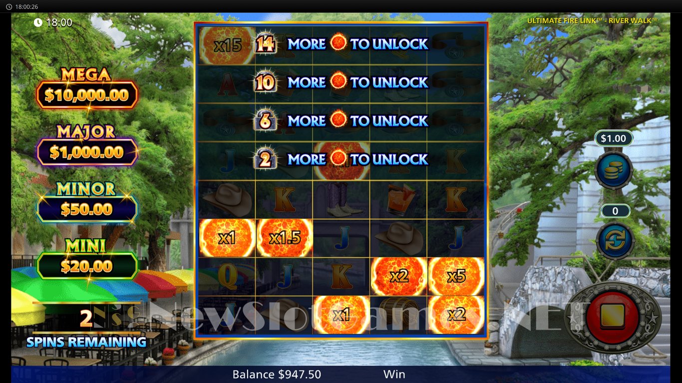 Ultimate Fire Link River Walk Slot Slot Image in Demo - pic. 9