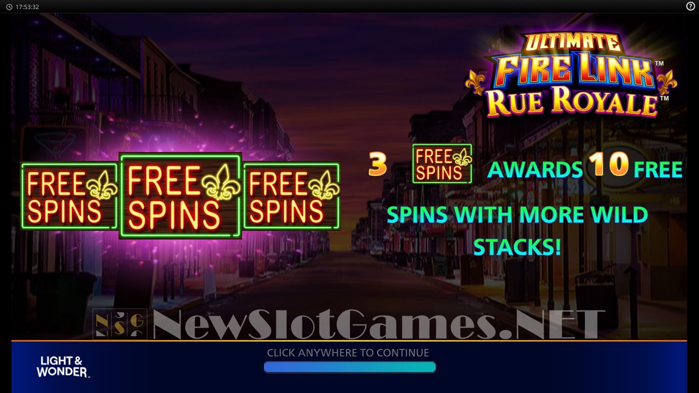 Ultimate Fire Link Rue Royale Slot Demo Image