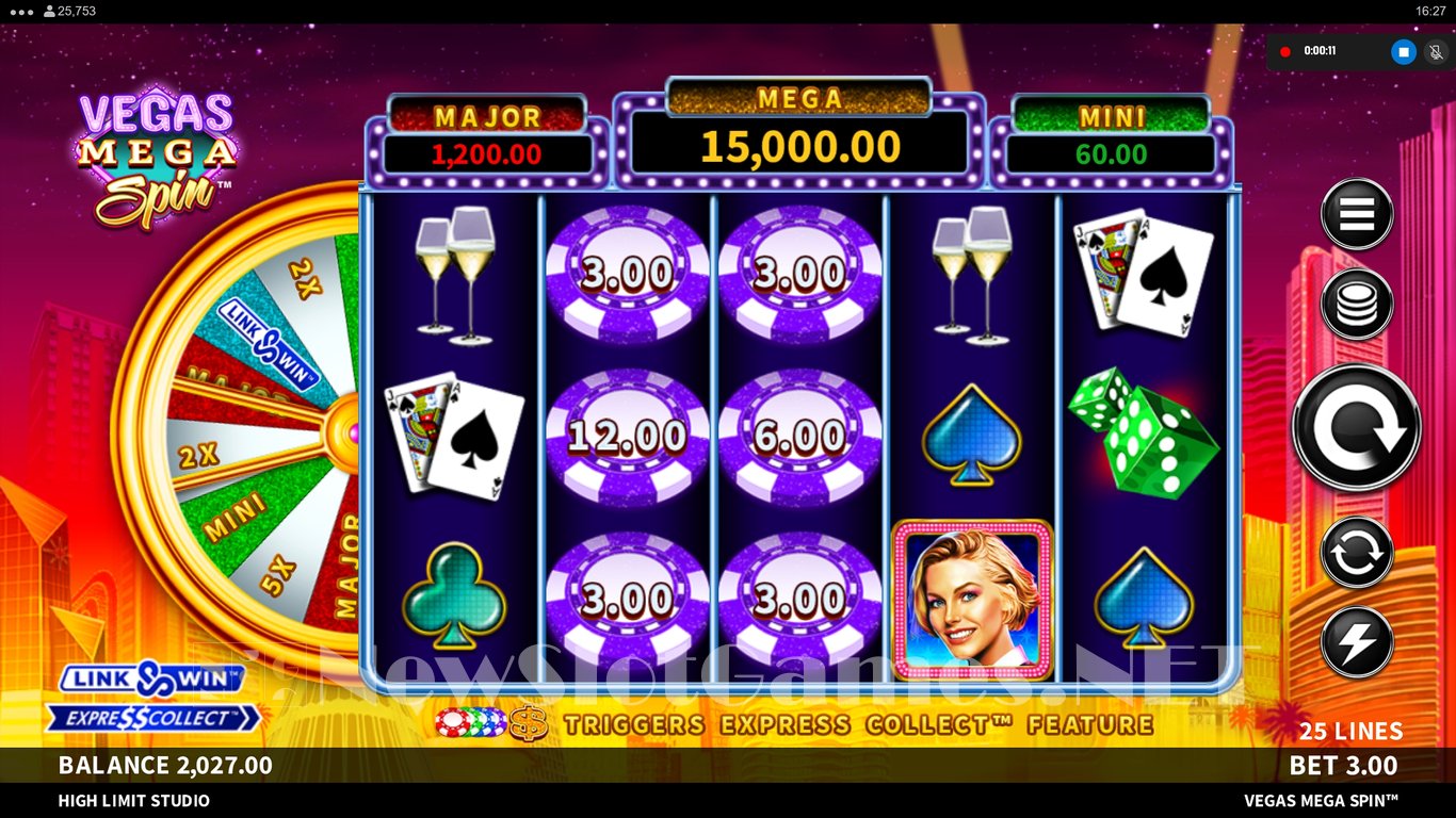 Vegas Mega Spin Slot Slot Image in Demo - pic. 2