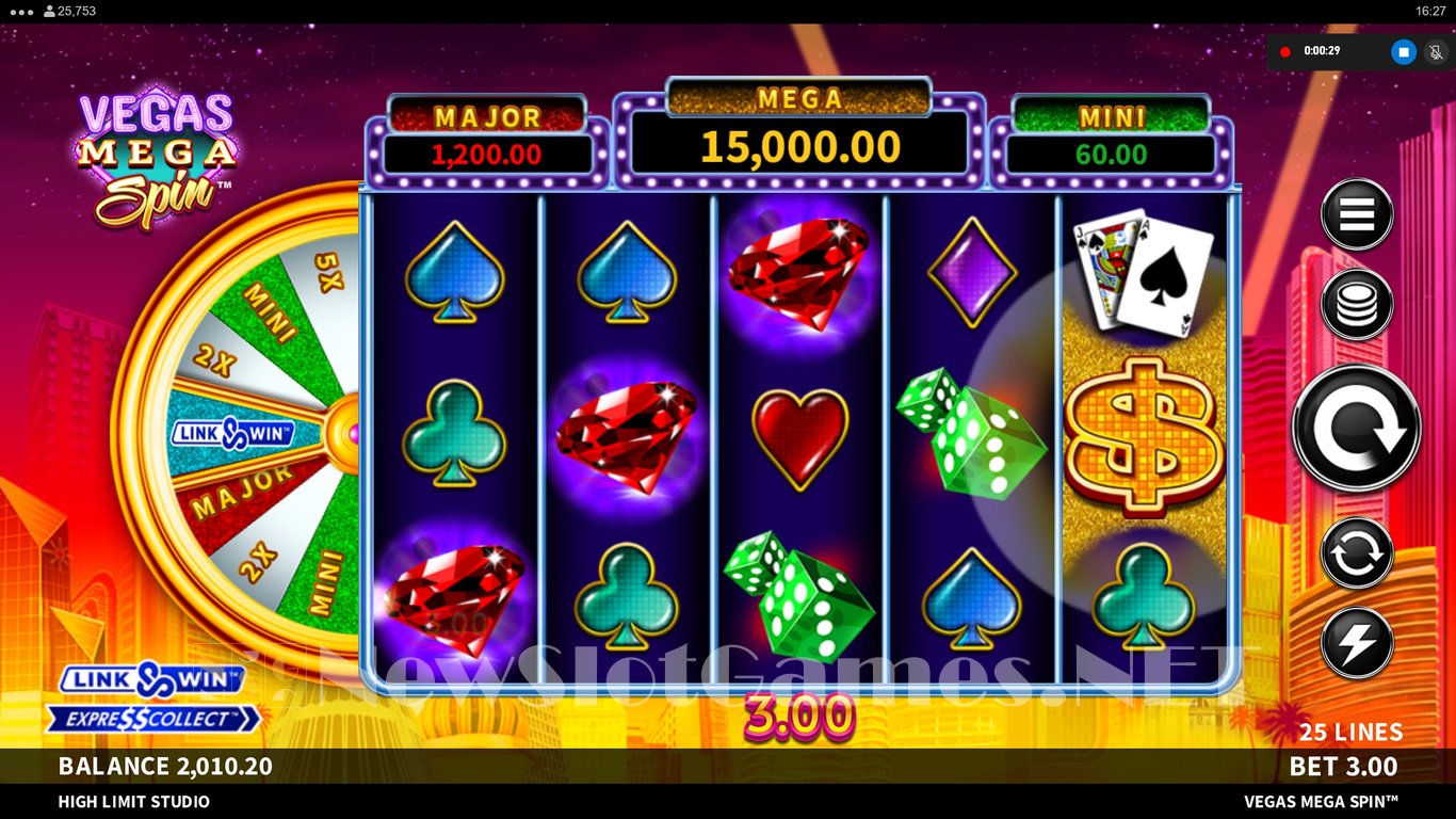 Vegas Mega Spin Slot Slot Image in Demo - pic. 5