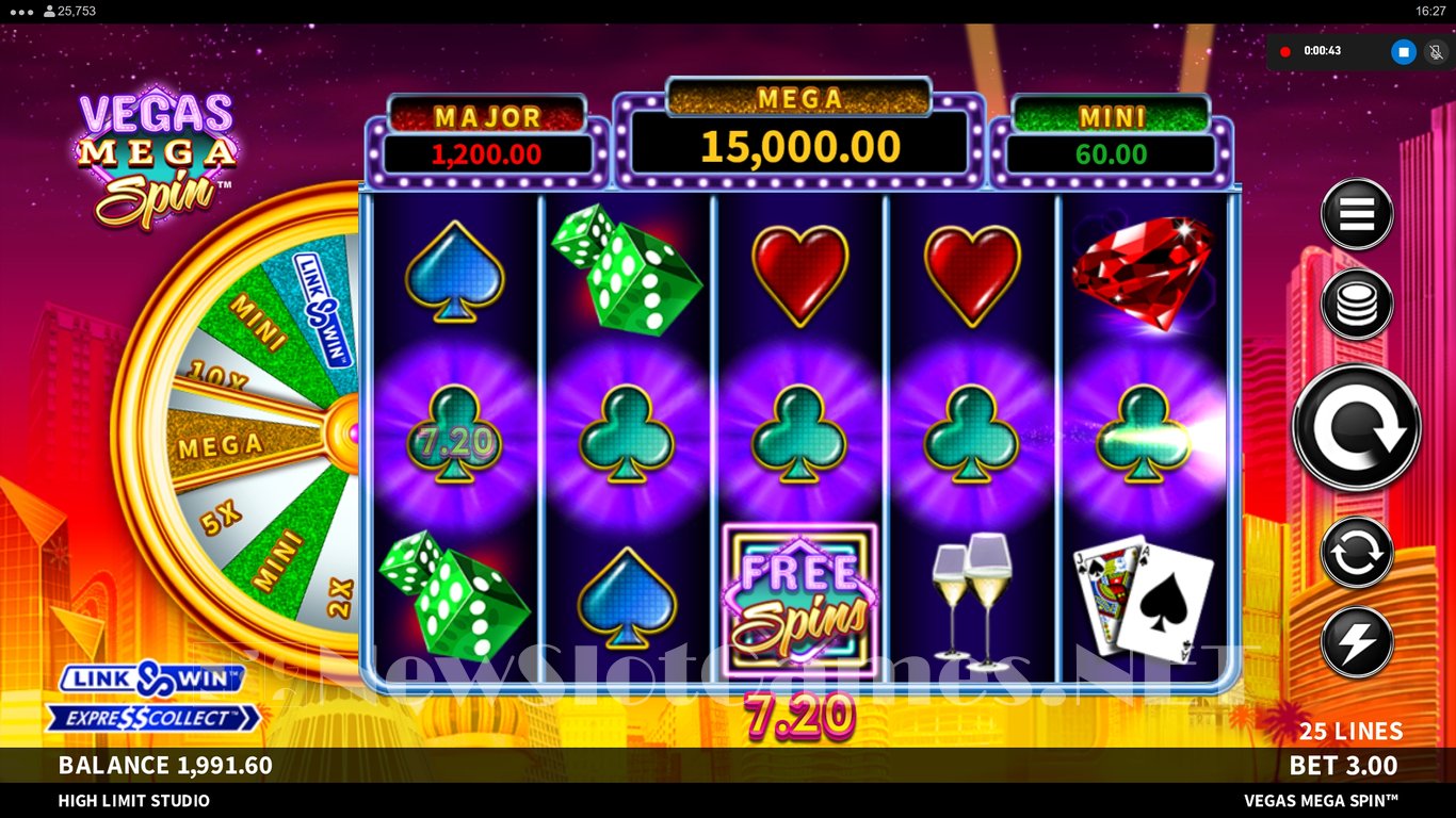 Vegas Mega Spin Slot Slot Image in Demo - pic. 7