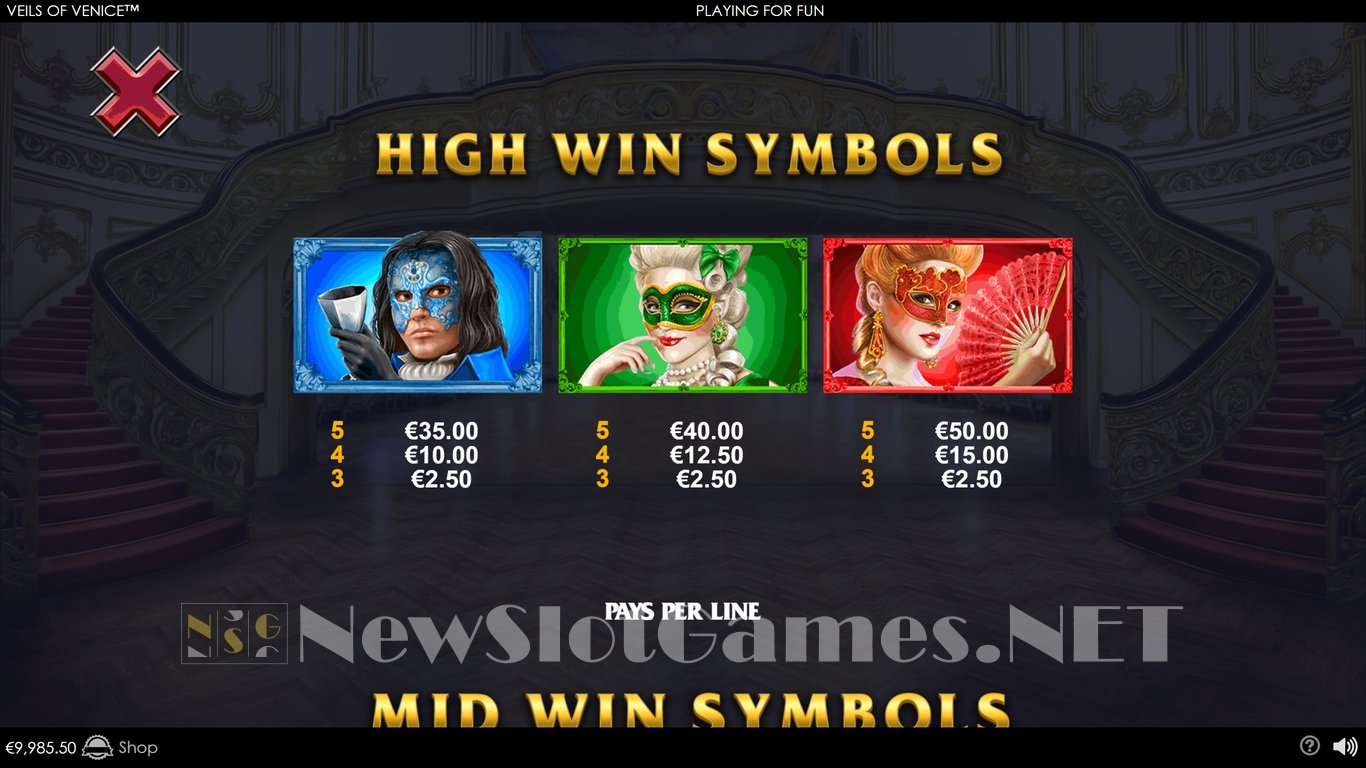 Veils of Venice Slot Slot Image in Demo - pic. 5