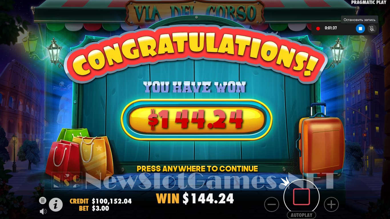 Via Del Corso Slot Slot Image in Demo - pic. 13