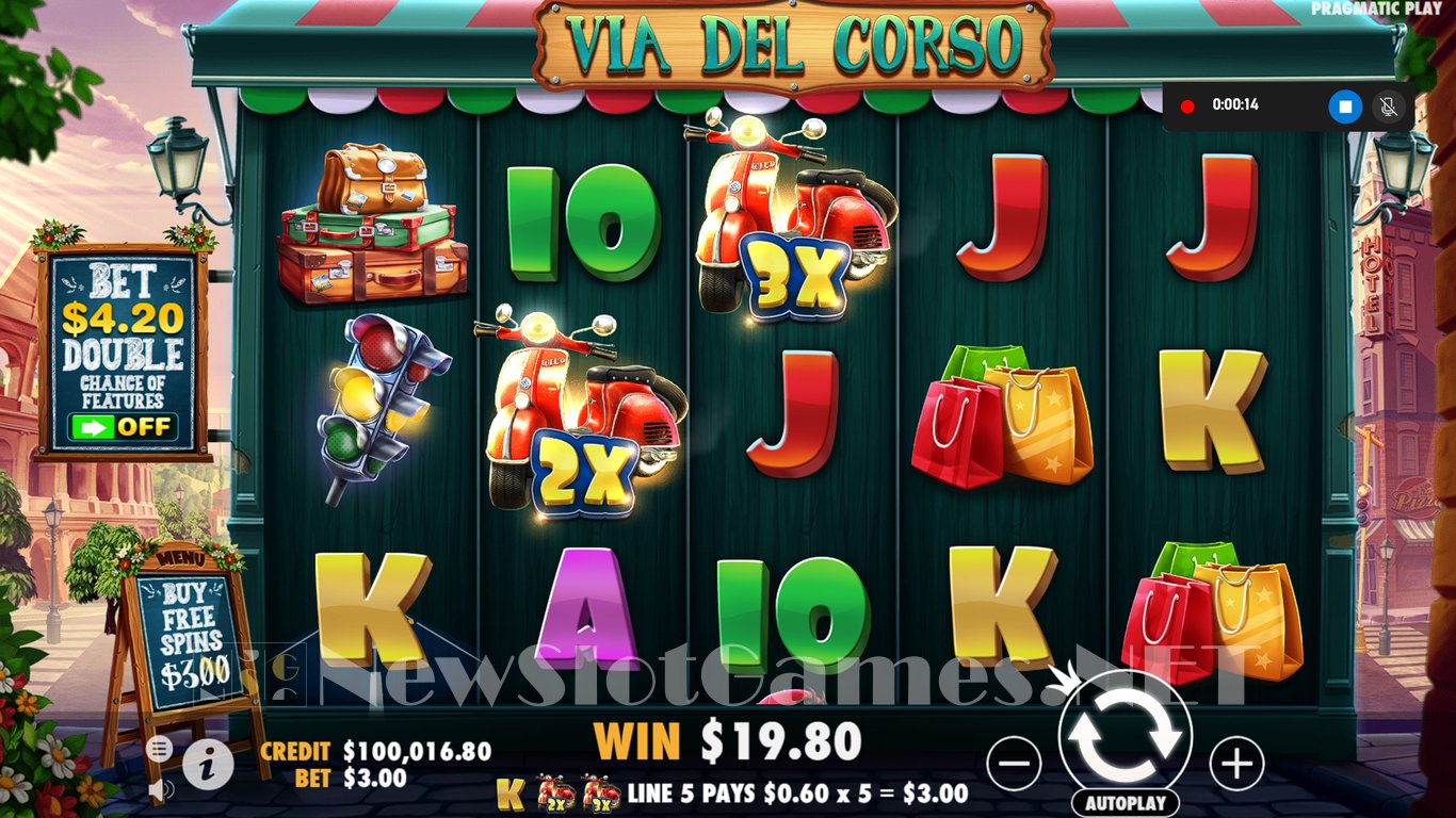 Via Del Corso Slot Slot Image in Demo - pic. 2