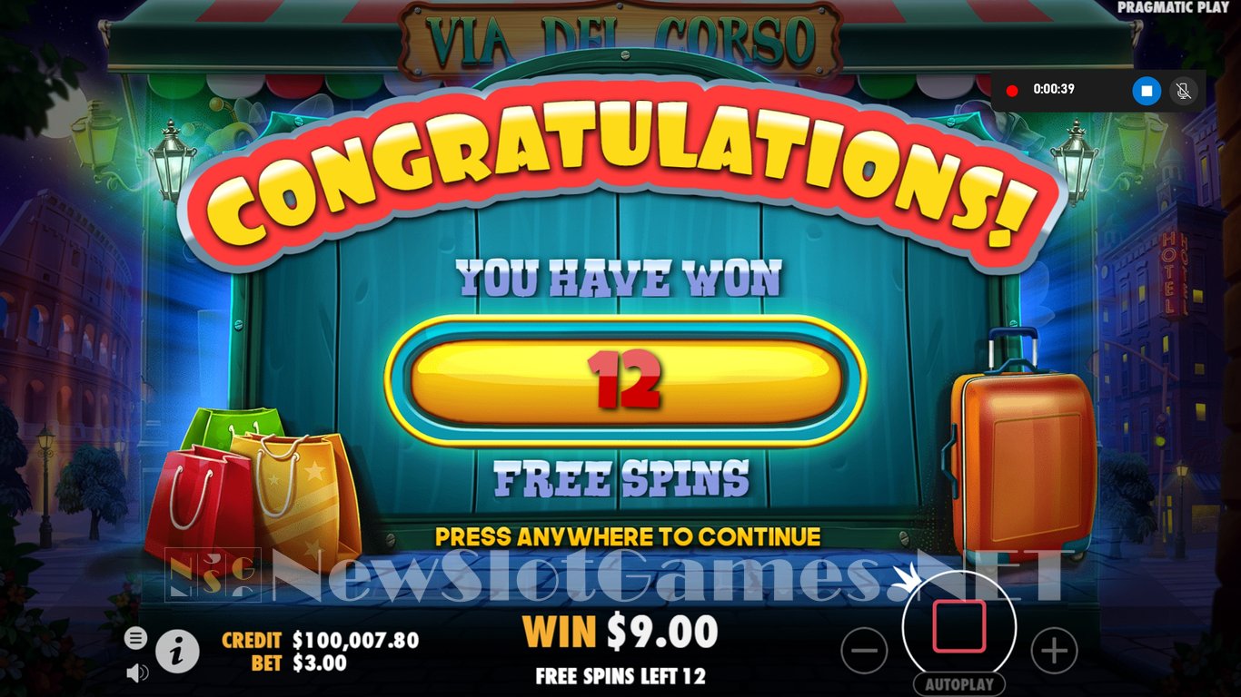 Via Del Corso Slot Slot Image in Demo - pic. 6
