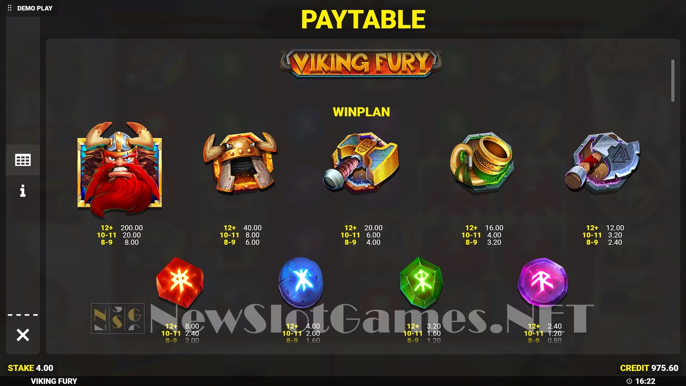 Viking Fury Spinfinity Slot Slot Image in Demo - pic. 11