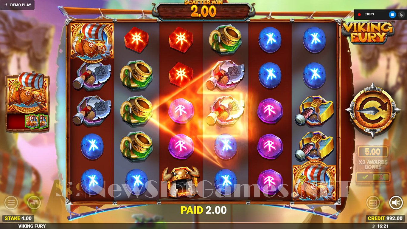 Viking Fury Spinfinity Slot Slot Image in Demo - pic. 3