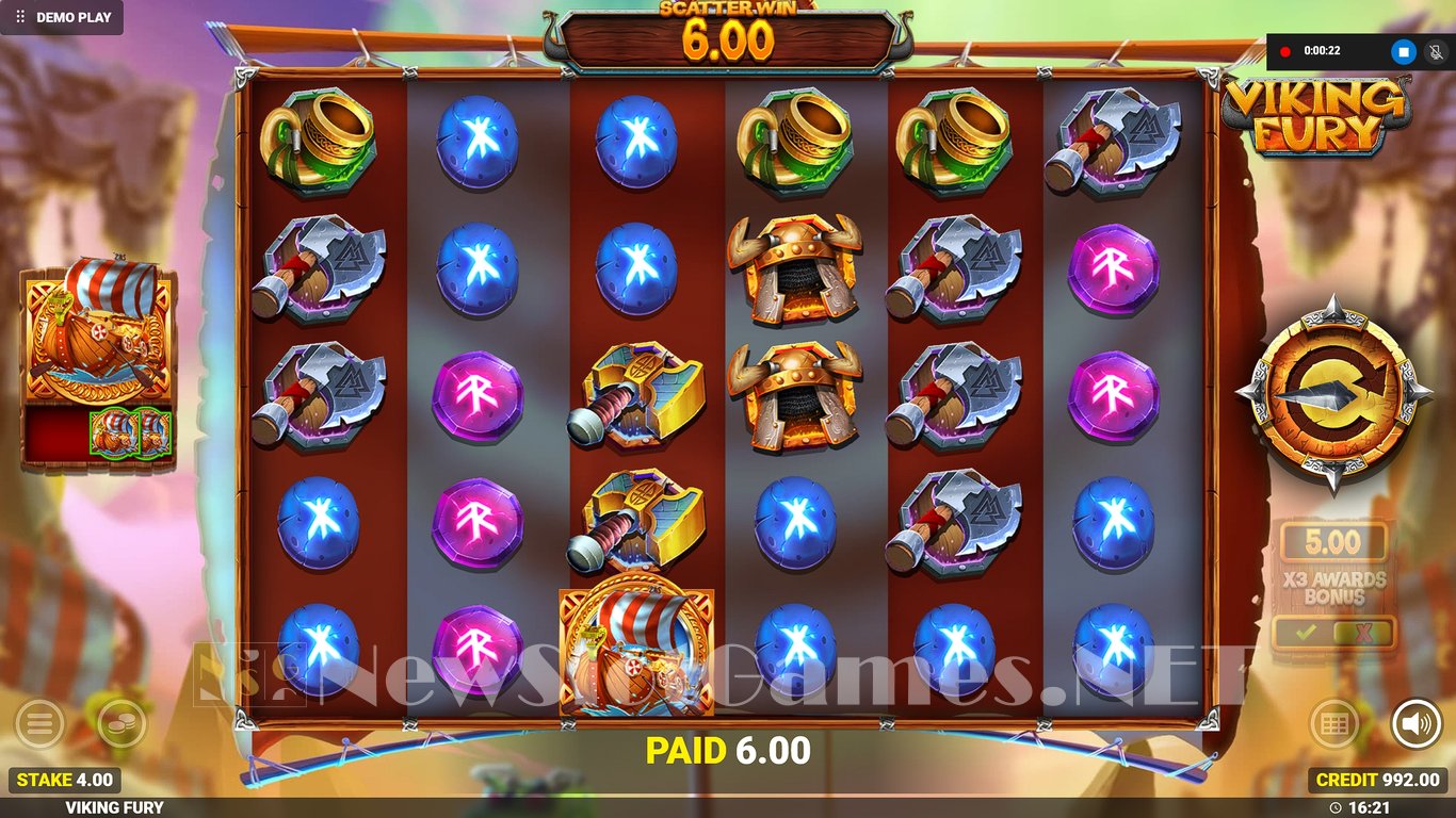 Viking Fury Spinfinity Slot Slot Image in Demo - pic. 4