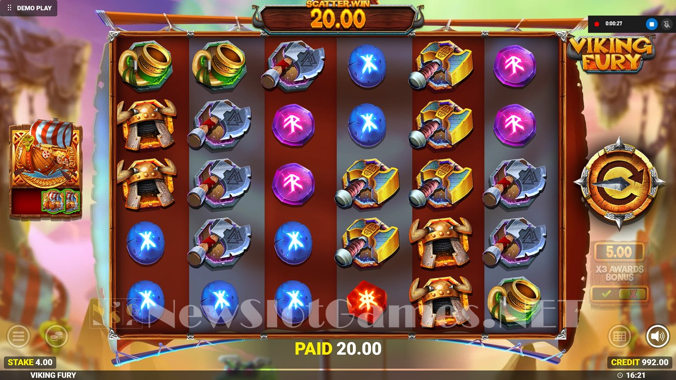 Viking Fury Spinfinity Slot Slot Image in Demo - pic. 7