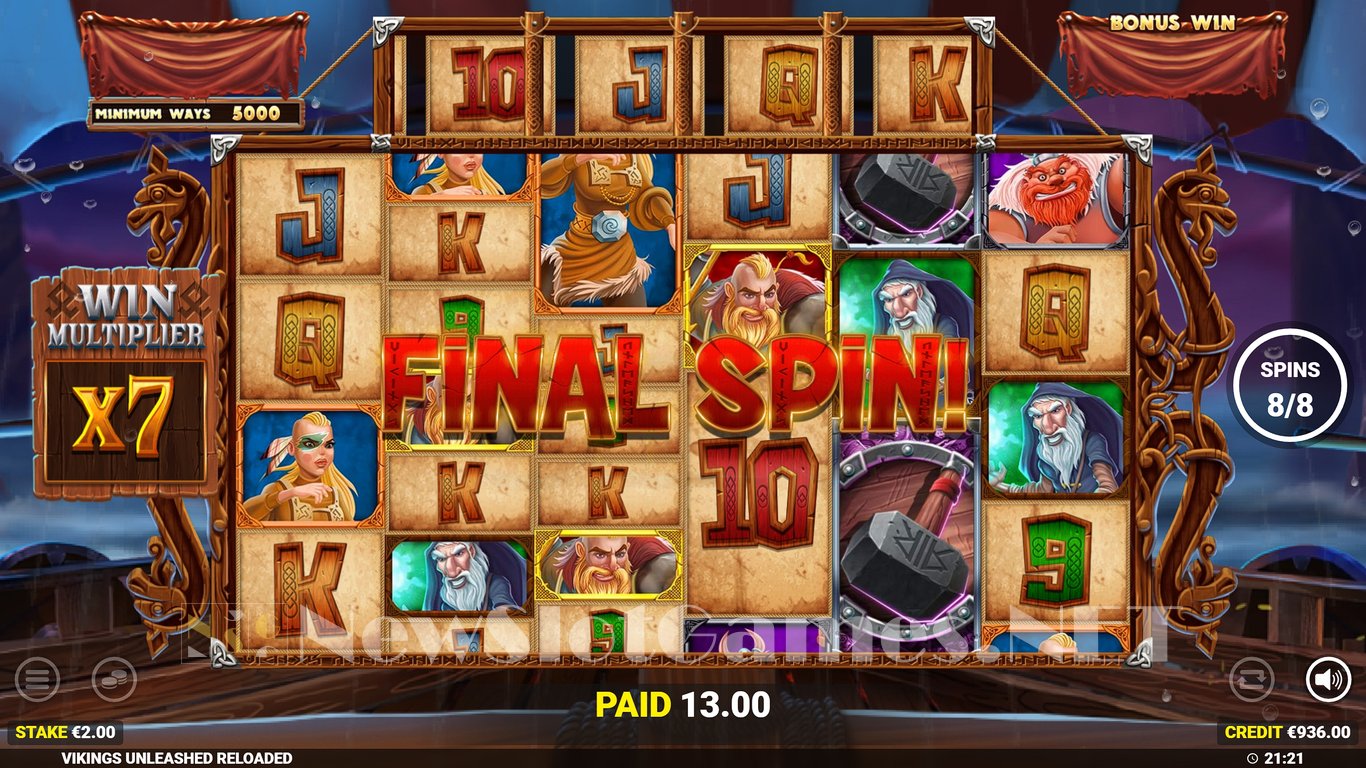 Vikings Unleashed Reloaded Slot Slot Image in Demo - pic. 11