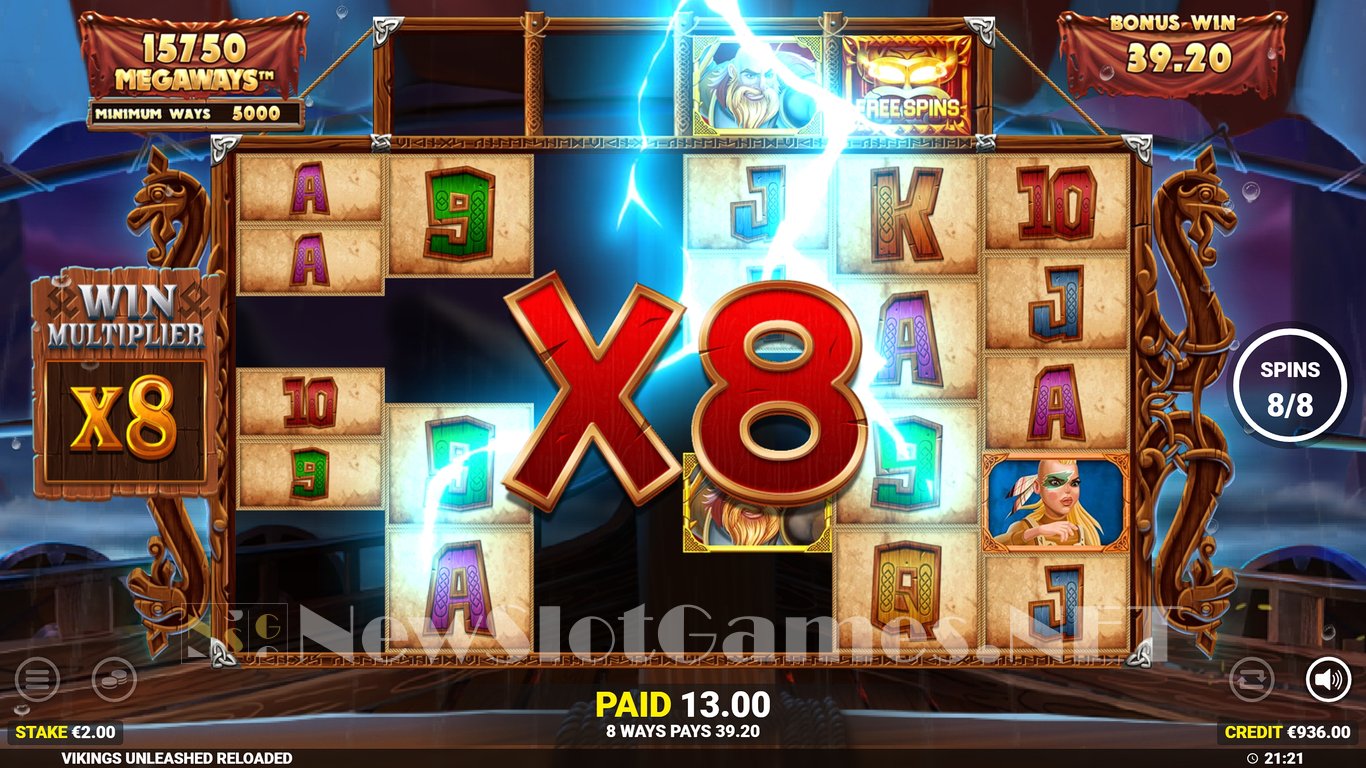 Vikings Unleashed Reloaded Slot Slot Image in Demo - pic. 12