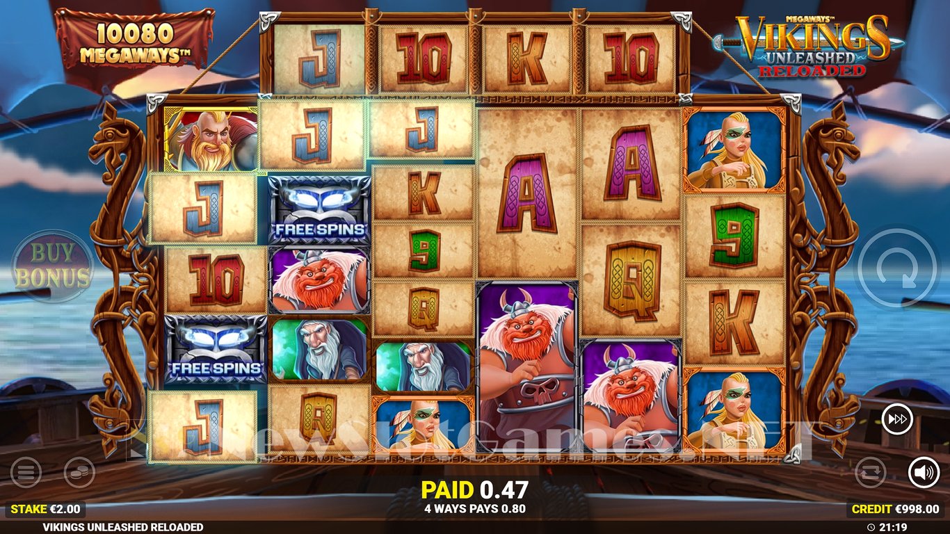 Vikings Unleashed Reloaded Slot Slot Image in Demo - pic. 2