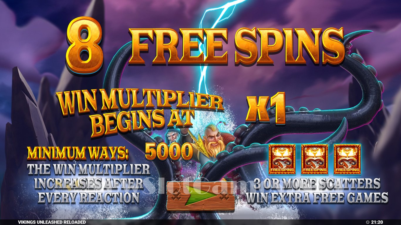 Vikings Unleashed Reloaded Slot Slot Image in Demo - pic. 8