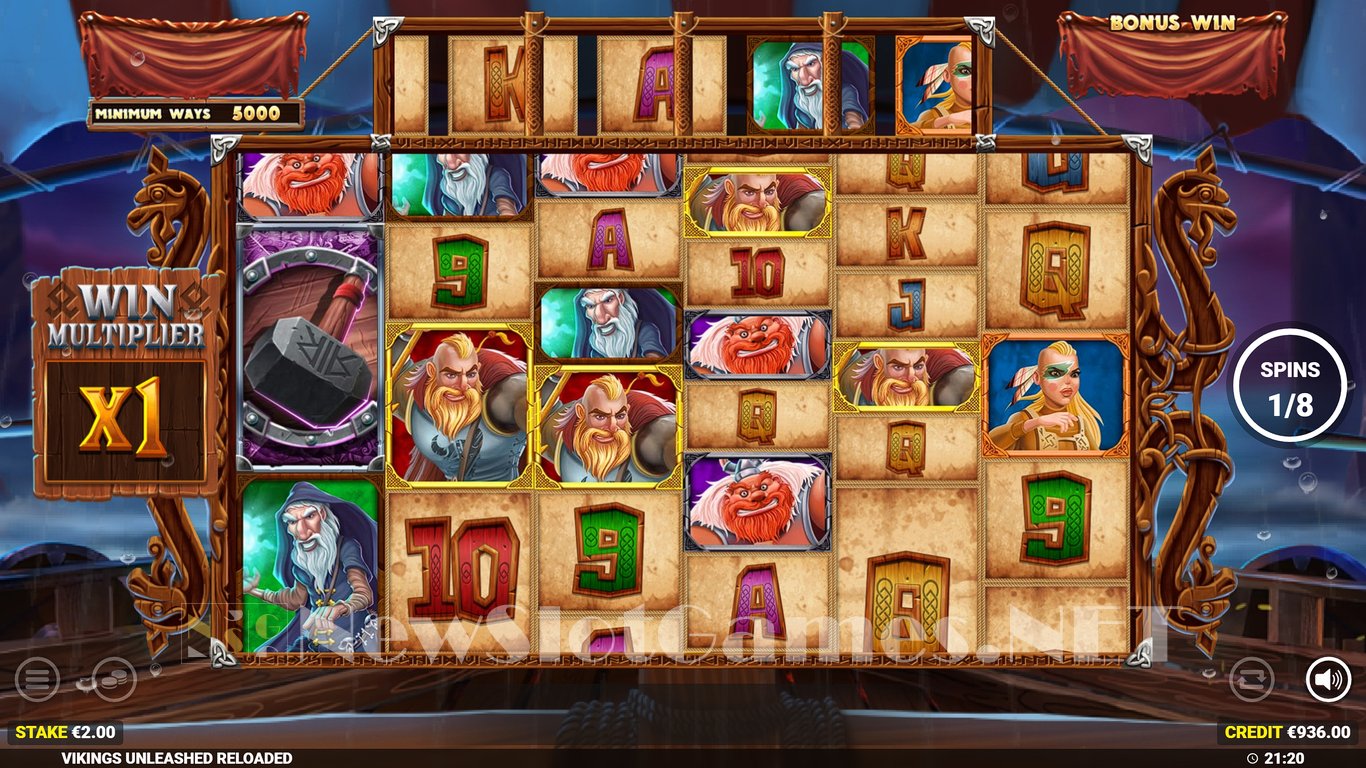 Vikings Unleashed Reloaded Slot Slot Image in Demo - pic. 9