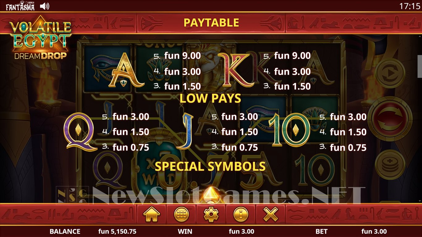 Volatile Egypt Dream Drop Slot Slot Image in Demo - pic. 11