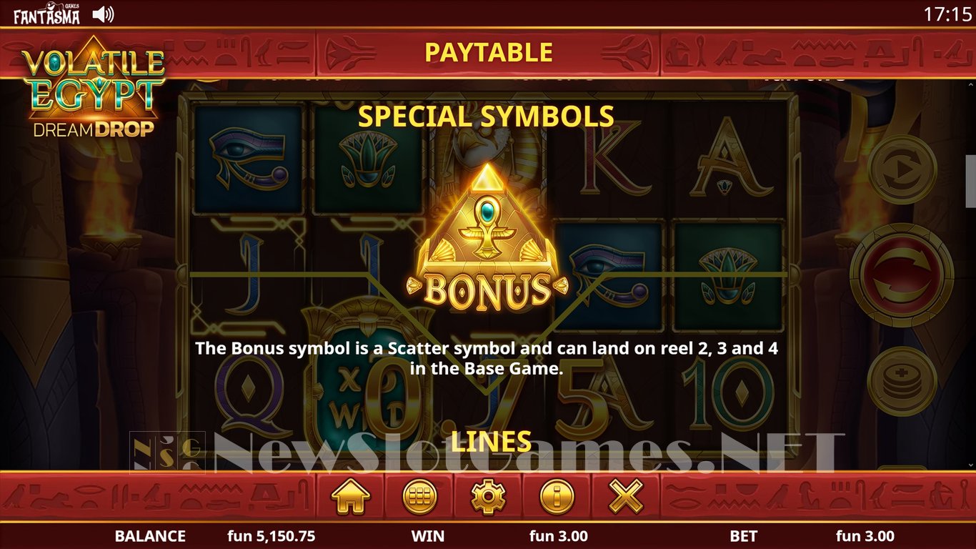 Volatile Egypt Dream Drop Slot Slot Image in Demo - pic. 12