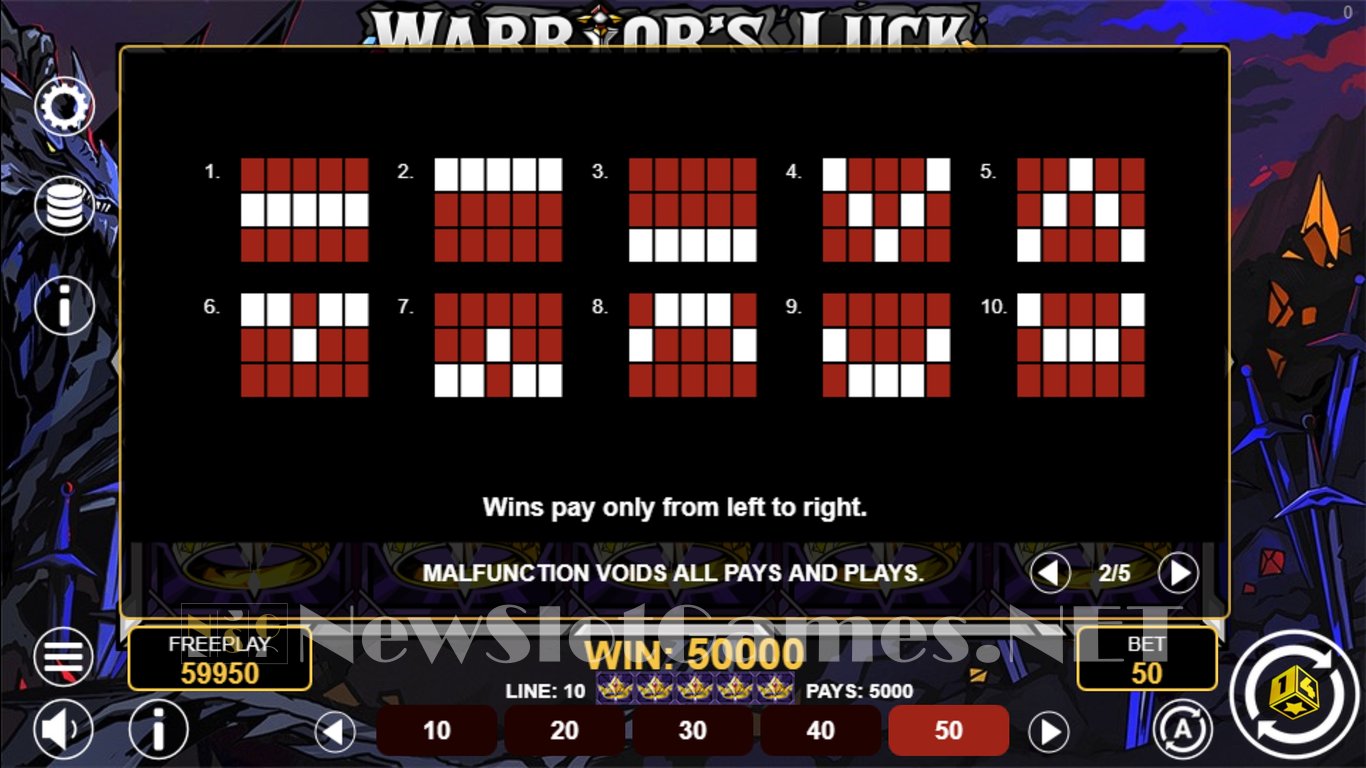 Warriors Luck Slot Slot Image in Demo - pic. 3