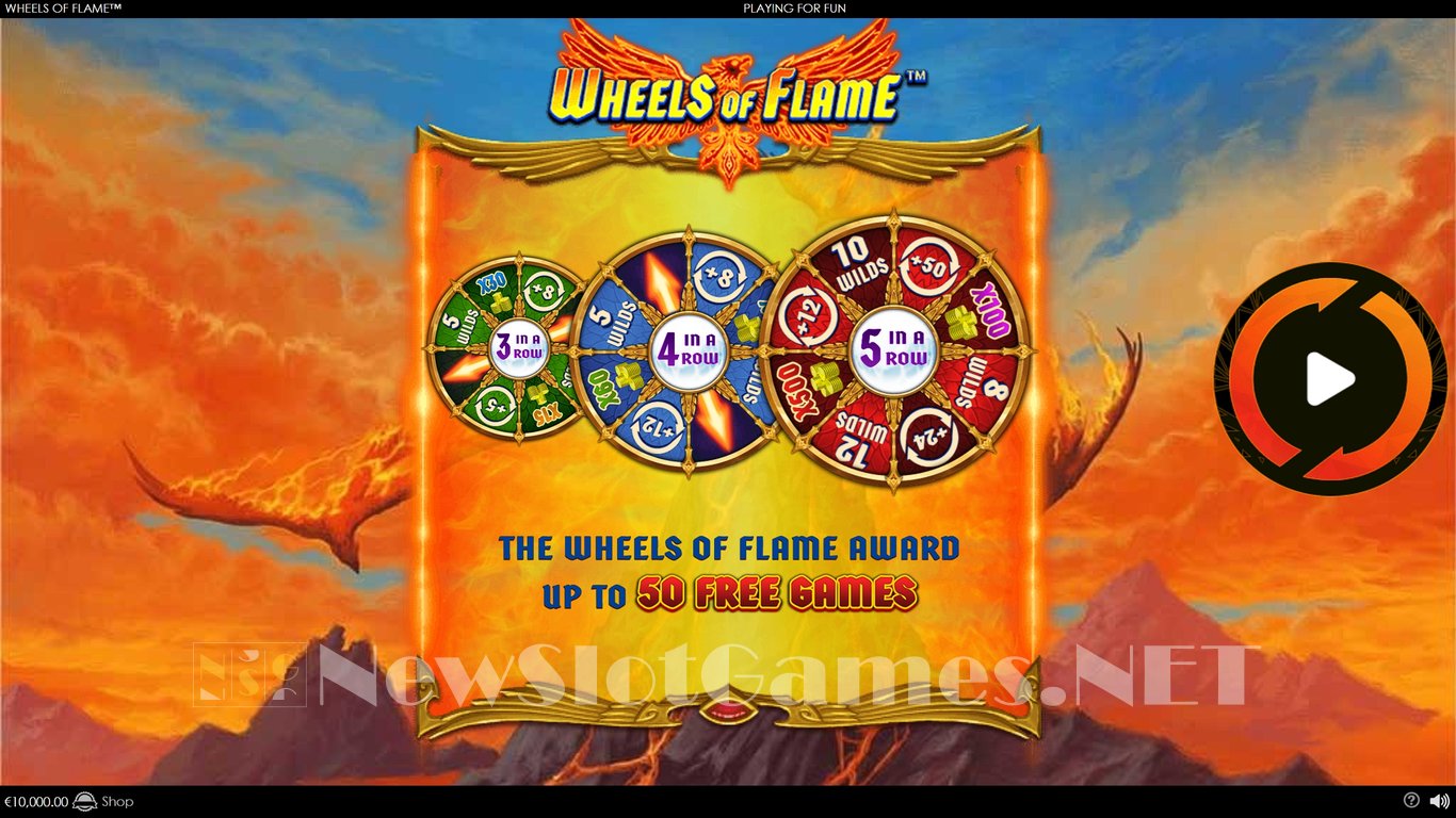 Wheels of Flame Slot Demo Image
