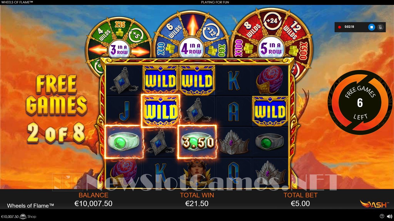 Wheels of Flame Slot Slot Image in Demo - pic. 16