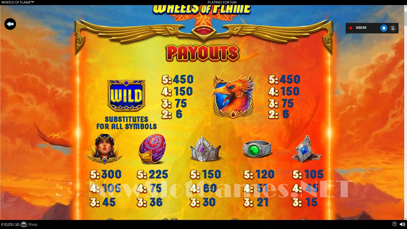 Wheels of Flame Slot Slot Image in Demo - pic. 8