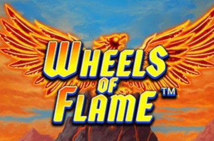 Wheels of Flame Slot Logo