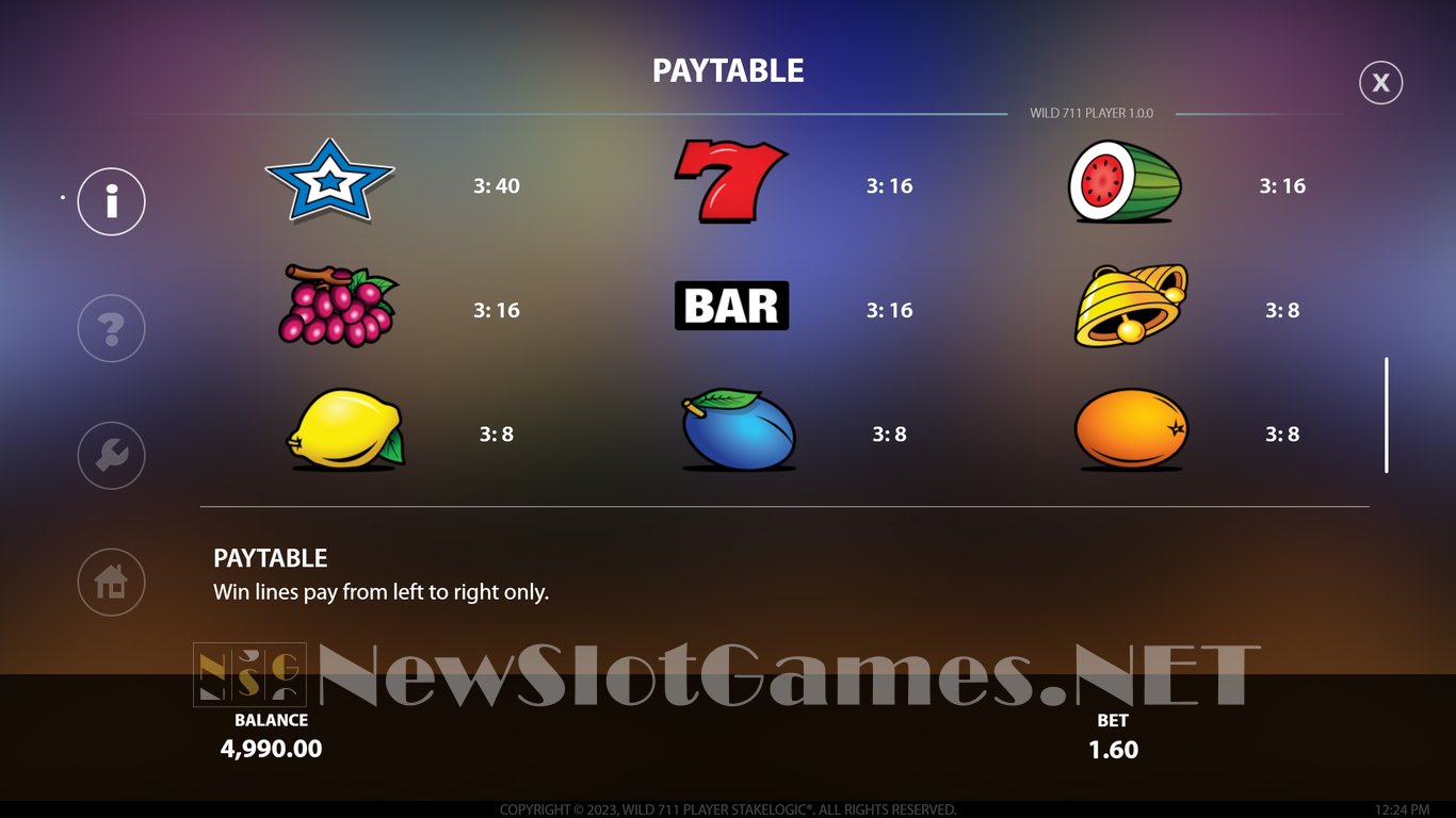 Wild 711 Player Slot Slot Image in Demo - pic. 7