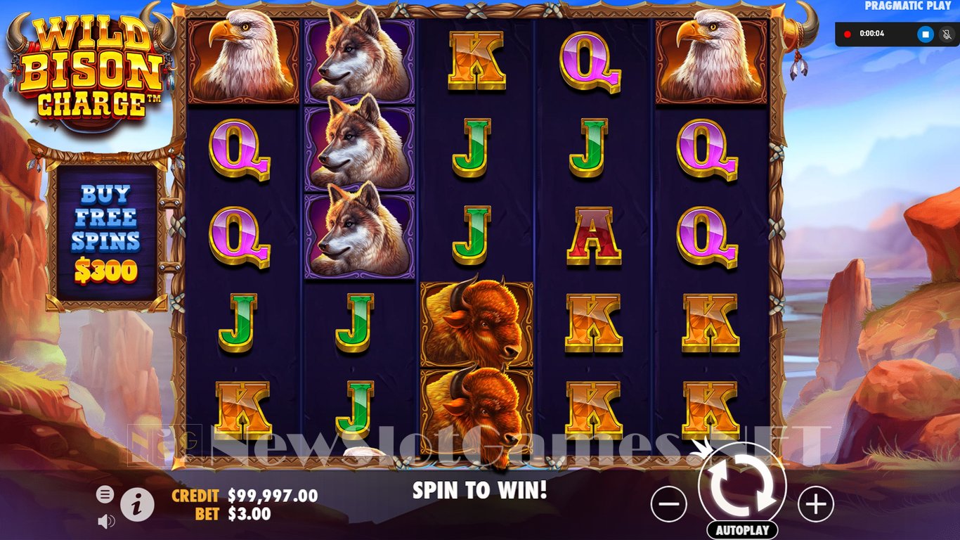 Wild Bison Charge Slot Demo Image