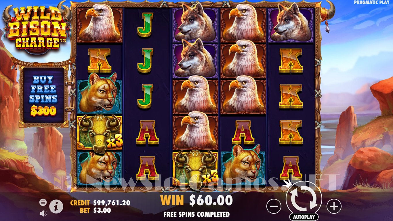 Wild Bison Charge Slot Slot Image in Demo - pic. 13