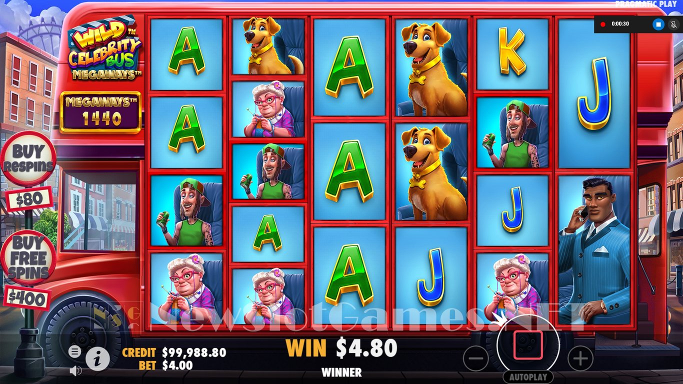 Wild Celebrity Bus Megaways Slot Slot Image in Demo - pic. 5