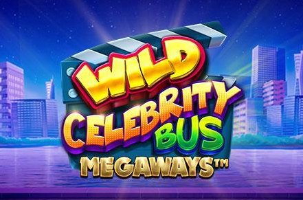 Wild Celebrity Bus Megaways Slot Logo