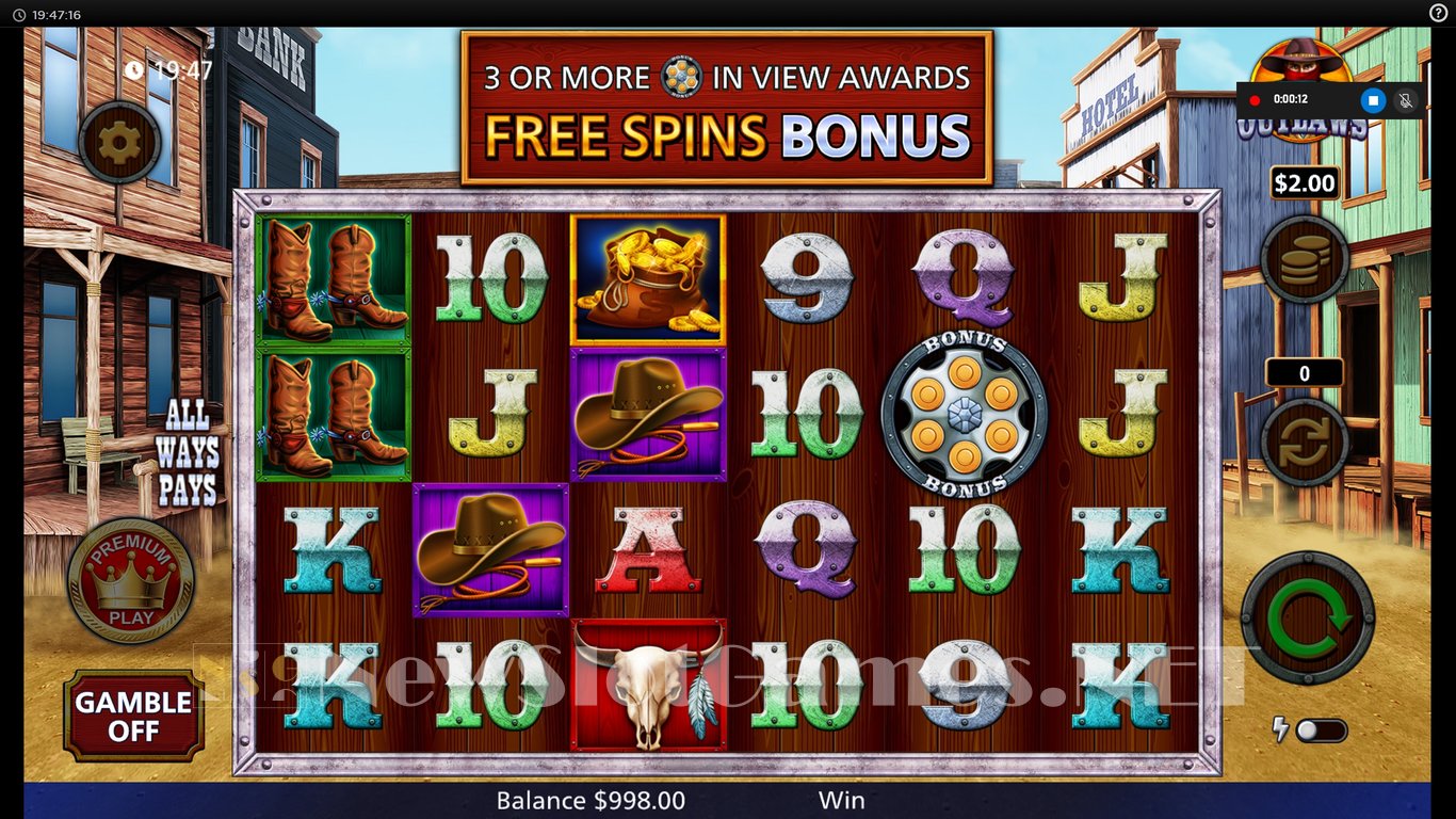 Wild Outlaws Slot Slot Image in Demo - pic. 2